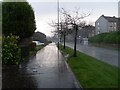 A very wet Faifley Road