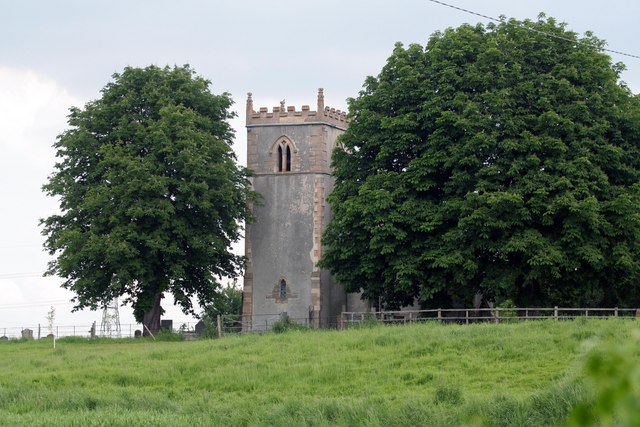 Church Tower between the trees