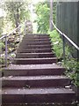 Steps up to Vesper Road