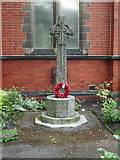 SD8434 : War Memorial, The Parish Church of St Cuthbert, Burnley by Alexander P Kapp