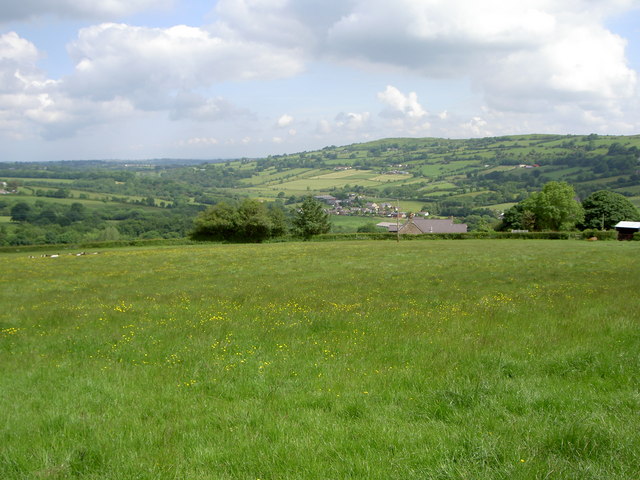 Farmland of Pentre Farm © David Quinn :: Geograph Britain and Ireland