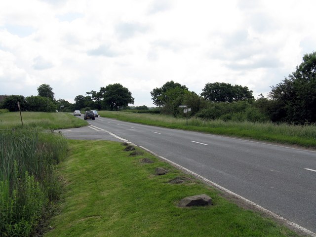 Road junctions at the Plough and Harrow pub