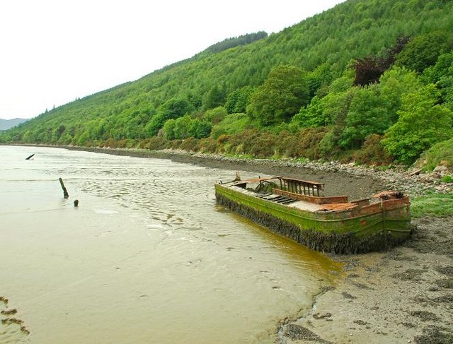 Old barge at the Victoria Lock near Newry