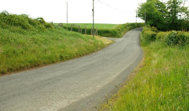 The Tullynore Road near Dromore
