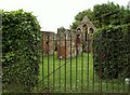 The ruins of St. Giles Leper Hospital