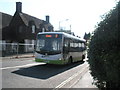 95 bus from Steep approaching Petersfield Station