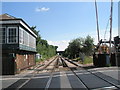 Looking towards Liss from level crossing