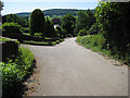 View down Station Road, Longhope