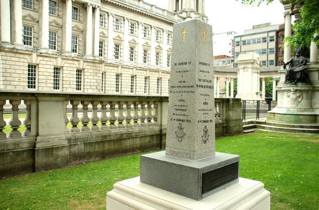 Korean War memorial, Belfast