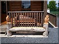 Carving of an Eagle and an Owl