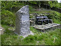 Memorial Stone and Bench, Mary