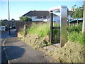 Telephone box, Northfields, Bishops Hull