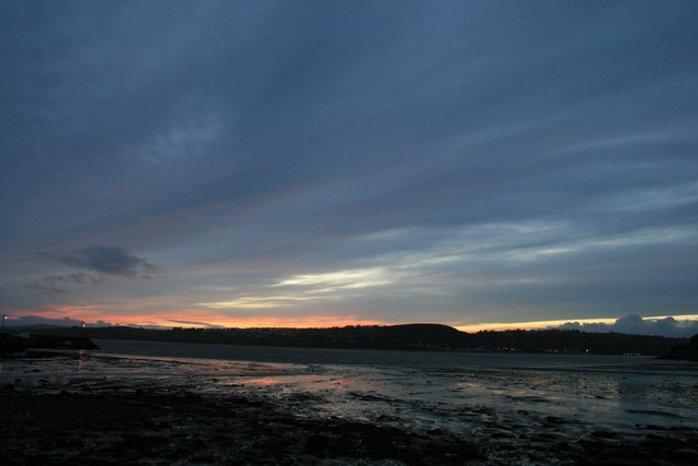 Waterford Coast Viewed from Arthurstown After Sunset