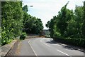 The road over Common Lane railway bridge