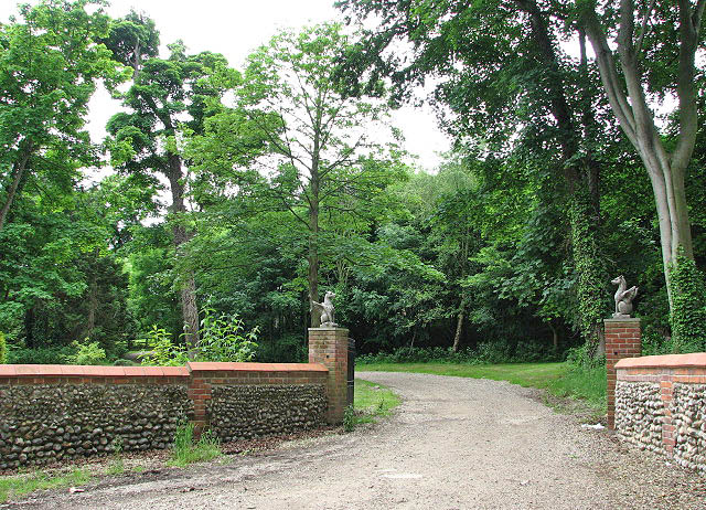 Entrance to Cromer Hall