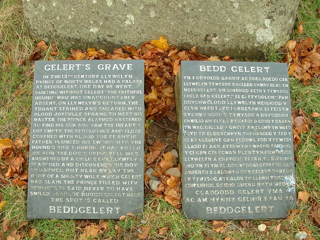 The story of Gelert © Keith Evans :: Geograph Britain and Ireland