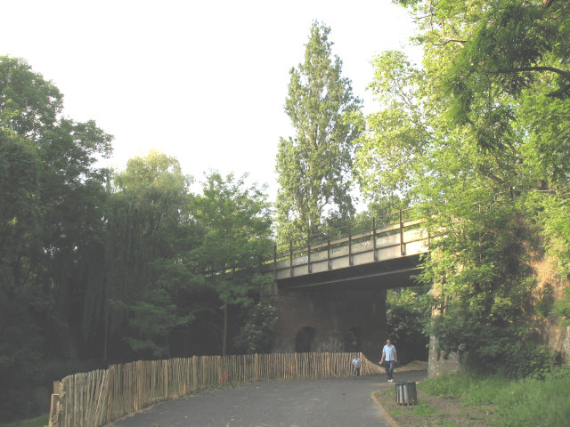 Bridge under the railway, Ladywell Fields