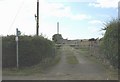 Entrance gate to Tyddyn Drain