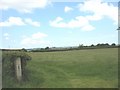 View across fields to Ty