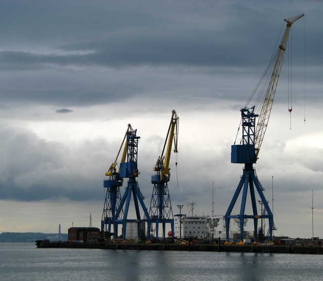 The 'Valparaiso Star' in dry dock, Belfast