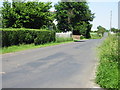 Looking NE along the road to Lydden towards Smezzel