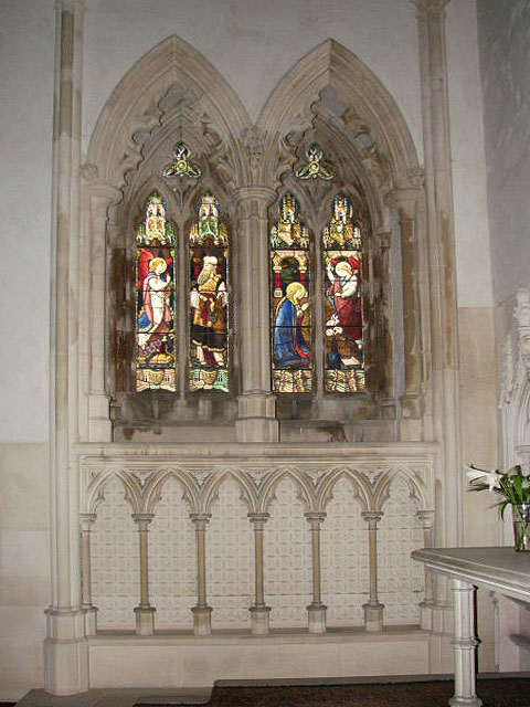 The church of St Michael & All Angels - N chancel window