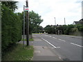 Bus stops on the B2132 approaching Middleton-on-Sea