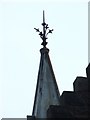 Ornate finial and crow stepped gable