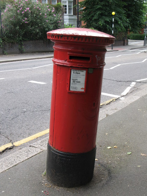 "Anonymous" (Victorian) postbox, Primrose Hill Road, NW3