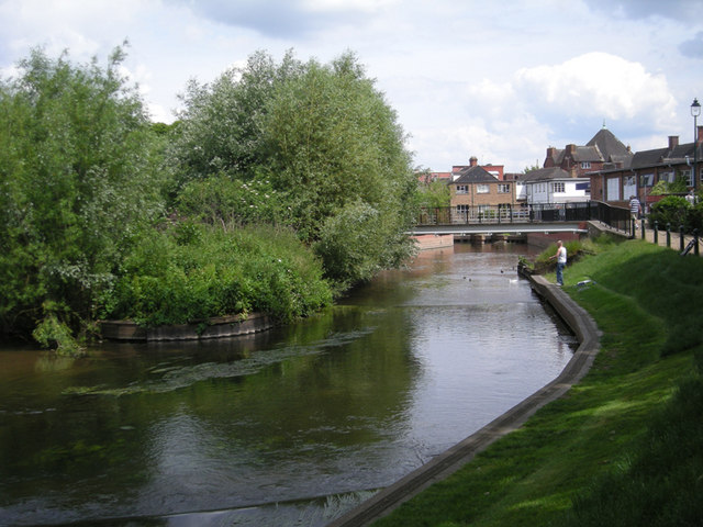 River Sow near the town centre