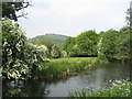 View across the Montgomery Canal approaching Llanymynech