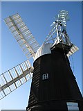 TL5770 : Wicken Windmill from the rear by Alison Rawson