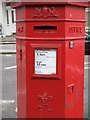 Penfold postbox, Collingham Road , SW5 - royal cipher and crest