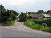 TM1582 : Hall Lane, Shimpling, Norfolk by John Salmon