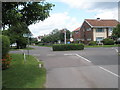 Footpath signs by the Crossbush Road/Wansford Way roundabout