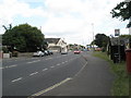 Looking eastwards along the A259 at Felpham