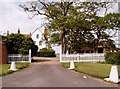 The entrance to Lambourne Hall