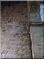 NY9864 : St Andrew's Church - blocked doorway in the tower by Mike Quinn