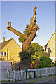 Old oak tree on corner of Silverdale, Enfield