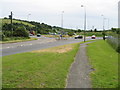 Roundabout at the bottom of White Hill