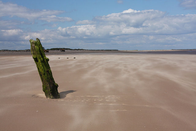 Post in the sand, Brancaster