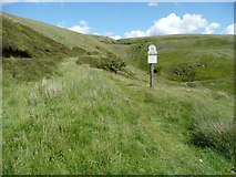 SE0510 : Path onto Binn Moor, Marsden by Humphrey Bolton