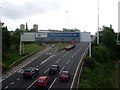 Motorway sign on the M8