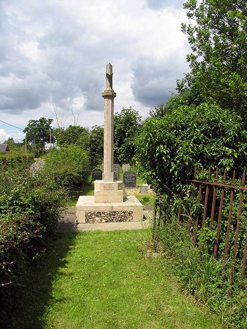 War Memorial, Wreningham, Norfolk