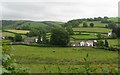 Valley with houses south of Ffynnon-ddrain