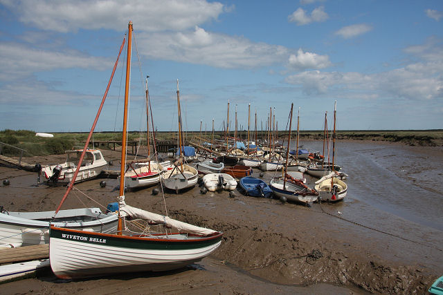 Boats in Morston Creek © Bob Jones cc-by-sa/2.0 :: Geograph Britain and ...