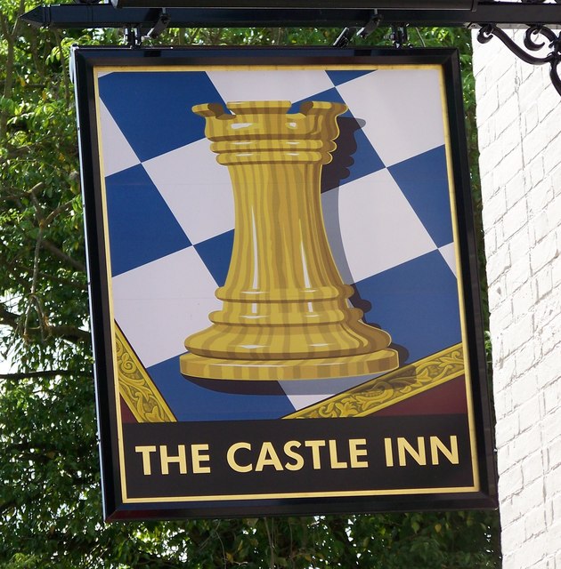 Sign for the Castle Inn, Rowlands Castle © Maigheach-gheal cc-by-sa/2.0 ...