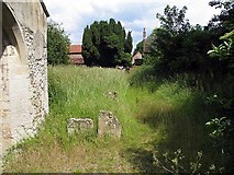 TL7288 : Path to St Peter's Church, Hockwold cum Wilton, Norfolk by John Salmon