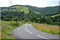 The B4518 south of Llanbrynmair