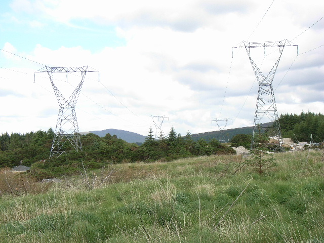 220 kV Power Lines at Loughanlee, Co. Wicklow